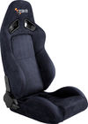 Easy Install Black Leather Racing Seats , Race Car Seats With Seat Belts