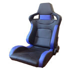 PVC điều chỉnh màu xanh và đen ghế đua / thể thao chỗ ngồi xe với thanh trượt duy nhất